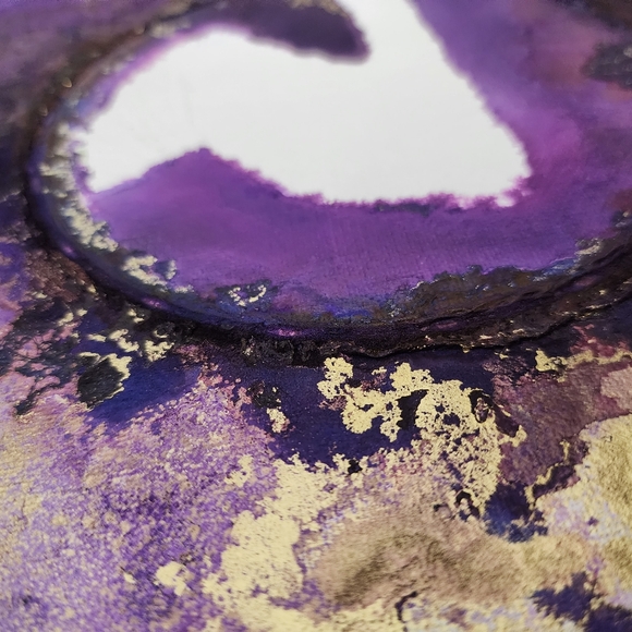 HANDCRAFTED Abstract Painting HANDPAINTED Wall Art Decor HANDMADE Artwork - Picture 16 of 17